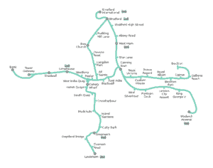 Docklands Light Railway Map 300x236 