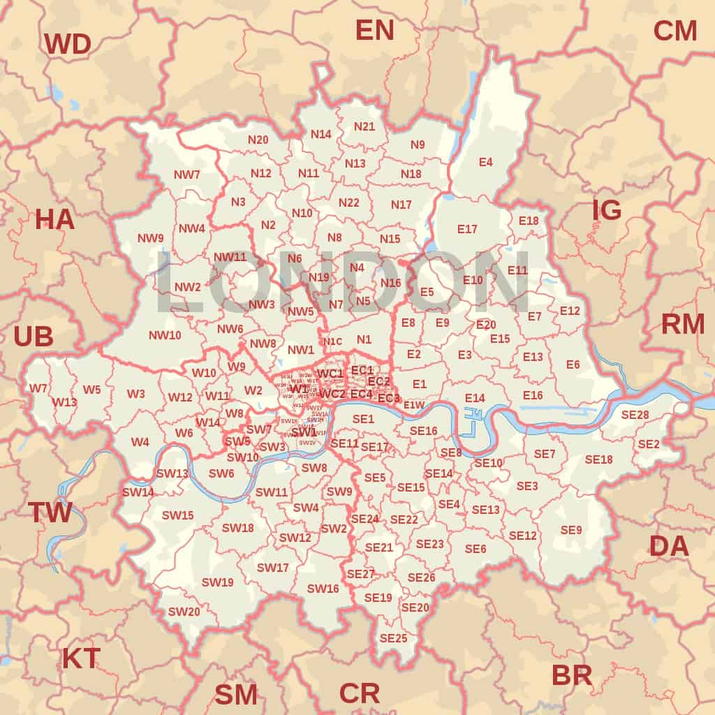 london postcode map        <h3 class=