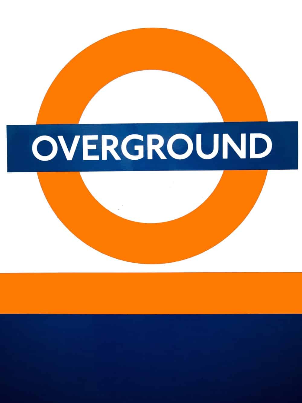 London Overground sign