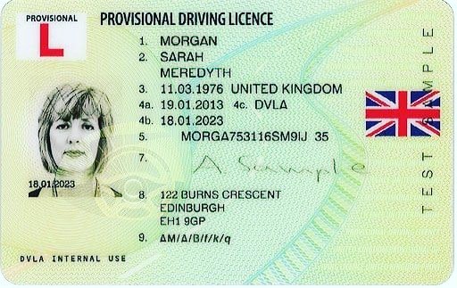 A provisional licence