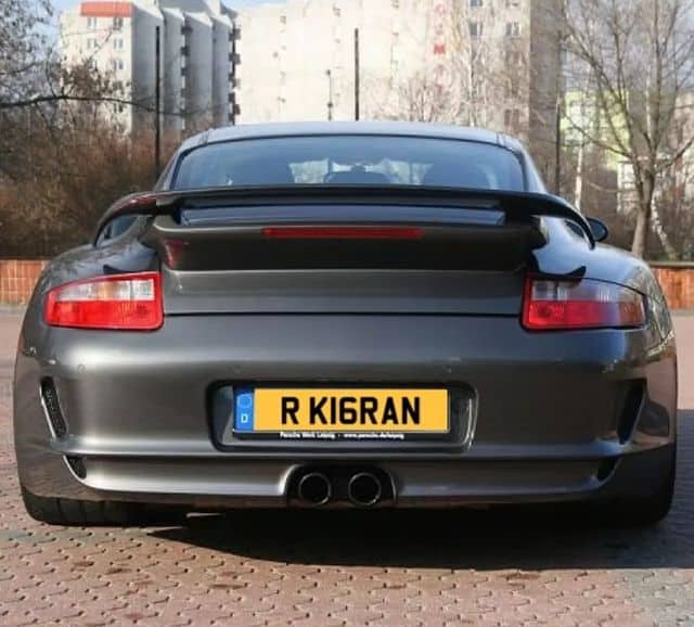 R K16RAN number plate up for sale